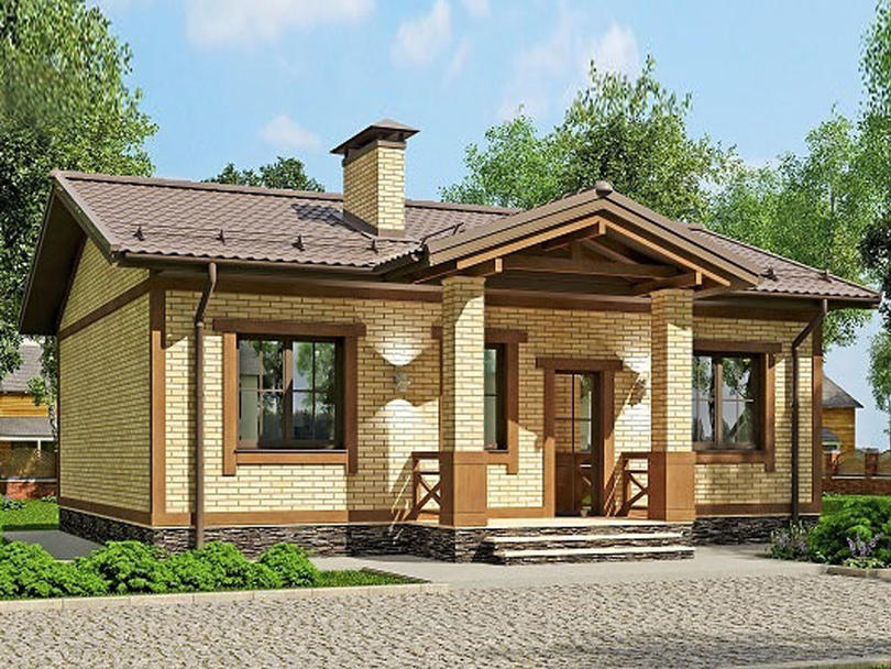 Проект каменного дома КД-001
