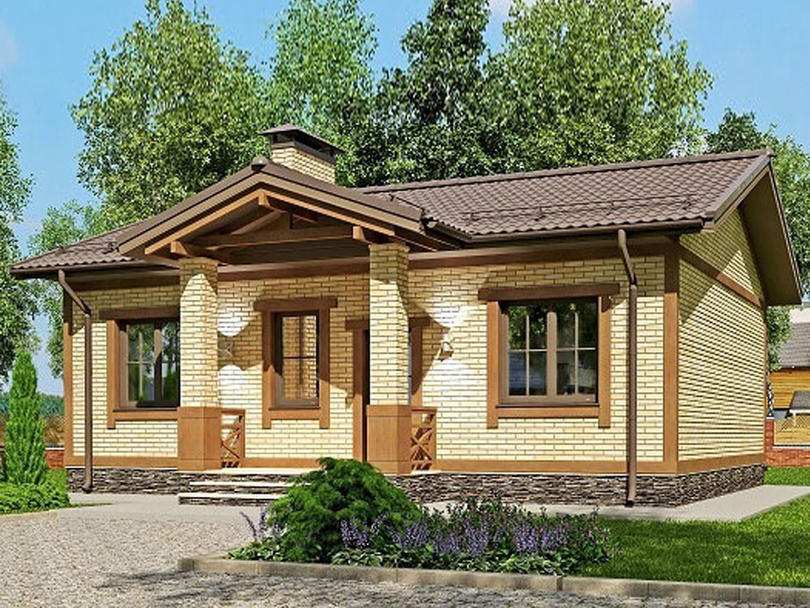 Проект каменного дома КД-001