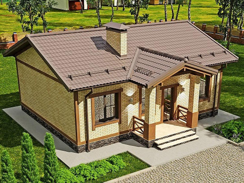 Проект каменного дома КД-001