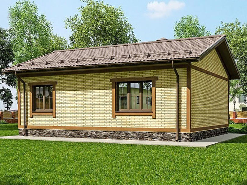 Проект каменного дома КД-001