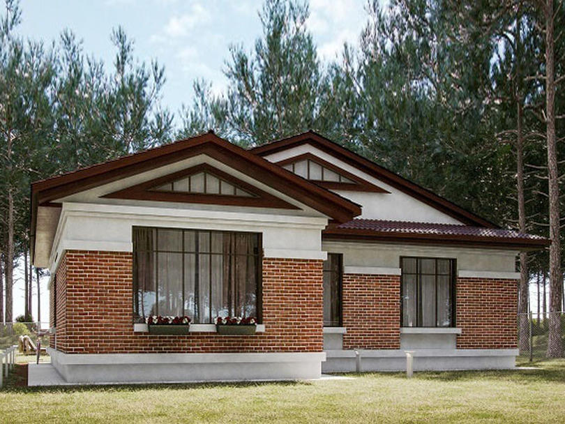 Проект каменного дома КД-015