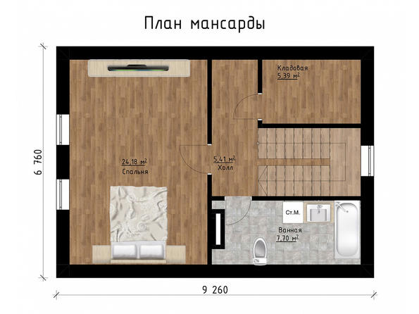 Проект каменного дома КД-022
