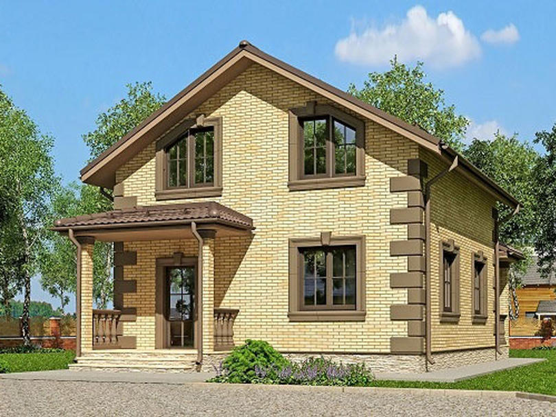 Проект каменного дома КД-025