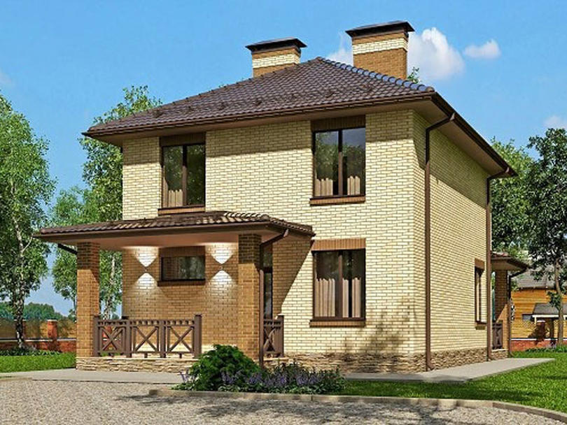 Проект каменного дома КД-042