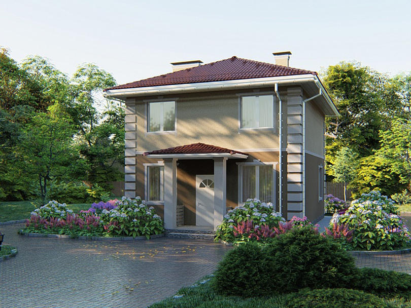 Проект каменного дома КД-045