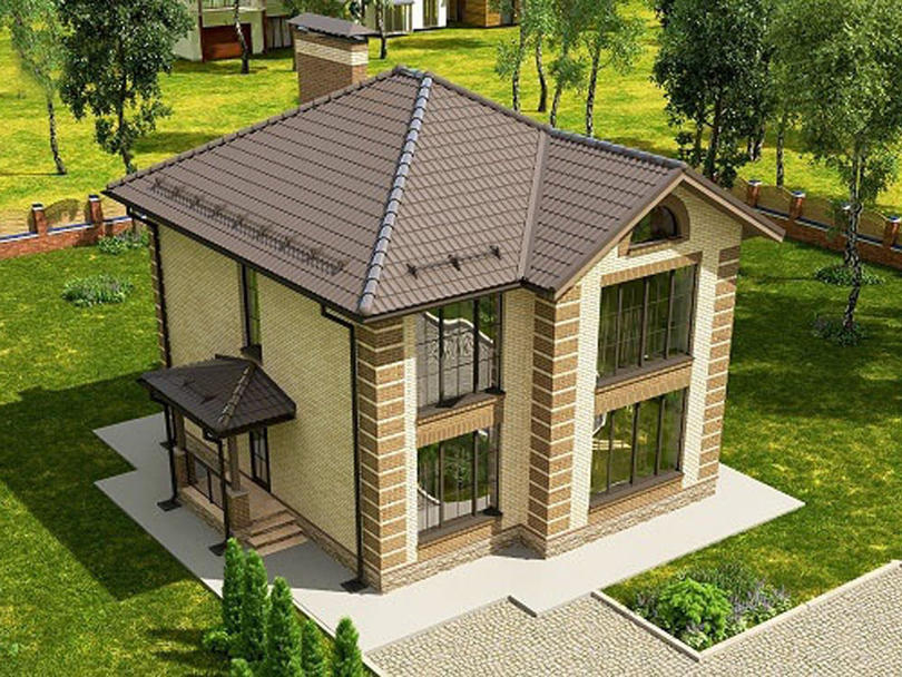 Проект каменного дома КД-050