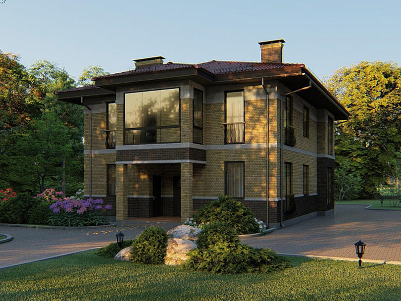 Проект каменного дома КД-064